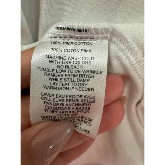 Robert Barakett $69 Men’s XL Georgia White V-Neck Short Sleeve Basic T-Shirt - Picture 6 of 6